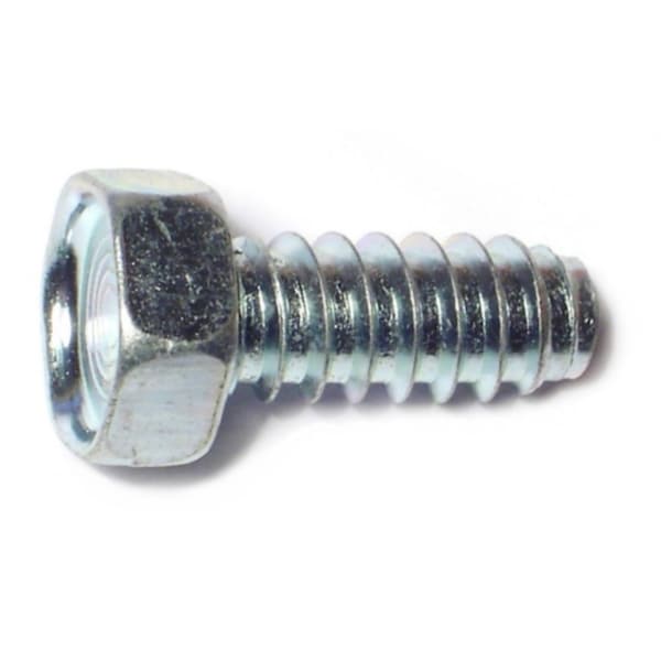 Midwest Fastener Sheet Metal Screw, 5/16" x 3/4 in, Zinc Plated Steel Flange Hex Head External Hex Drive, 10 PK 61357 - main